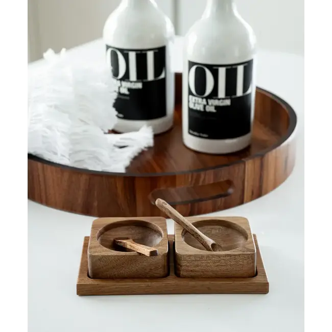 Zoha Acacia Karo Salt and Pepper Set