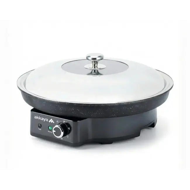 AKKAYA Steinrapen Electric Pizza & Table Oven | Black