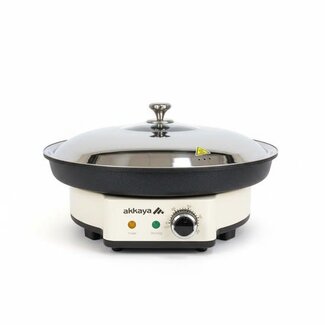 AKKAYA Steinrapen Electric Pizza & Table Oven | Cream