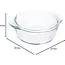 Pasabahce 3 Borcam Glass Baking Dish Set with Lid