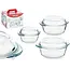 Pasabahce 3 Borcam Glass Baking Dish Set with Lid