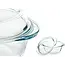 Pasabahce 3 Borcam Glass Baking Dish Set with Lid
