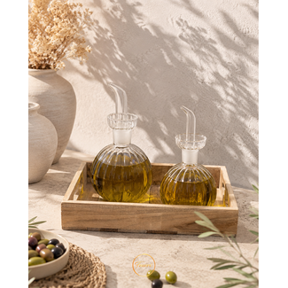 BAVARY 1 Bolia Glazen Oliefles | 500ml