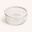 BAVARY Glazen Vershouddoos Rond Beige | 470ml