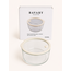 BAVARY Glazen Vershouddoos Rond Beige | 1650ml