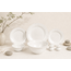 BAVARY 27-Piece Pearls Dinnerware Set | Serves 6 | White