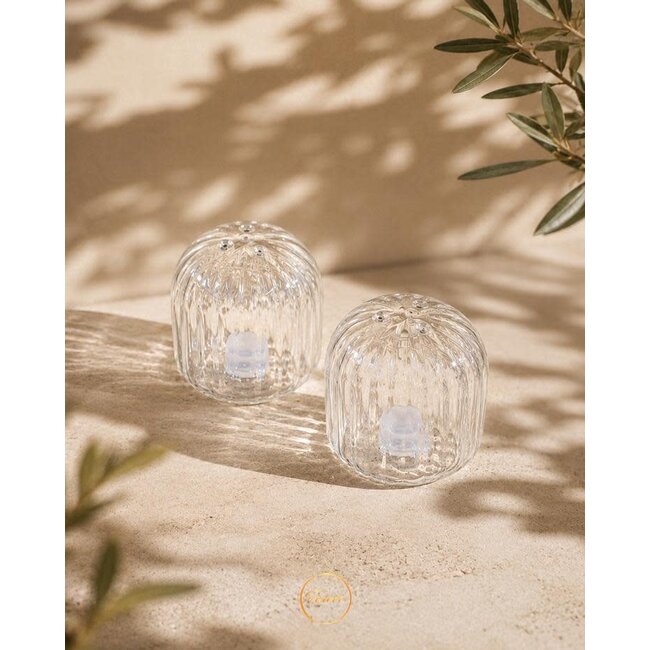 BAVARY 2 Cutie Glass Salt & Pepper