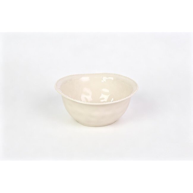 BAVARY 1 Pearls Salad Bowl Beige | 22.8 cm