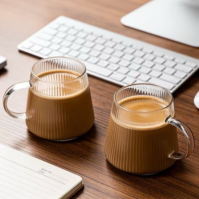 MULEX 2-delig Ribble Koffie- Theeglazen | 280ml