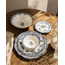 BAVARY Vintage 25-delig Serviesset | Blauw