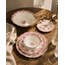 BAVARY Vintage 25-delig Serviesset | Roze