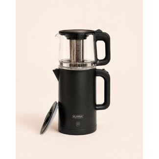 Almina Demly Çaymatik Black | 1.2L+1.7L 1800W