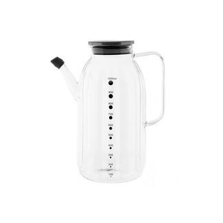 ALMINA Luana Di Olio Oil Bottle with Lid | Glass | 1000 ml