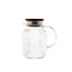 ALMINA Luana Caraffa Glass Carafe with Wooden Lid | 1500 ml