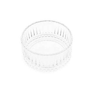 ALMINA Elisa 6-delige Glazen Schalen Set | Ribbel Design | 300 ml