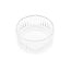 ALMINA Elisa 6-delige Glazen Schalen Set | Ribbel Design | 300 ml