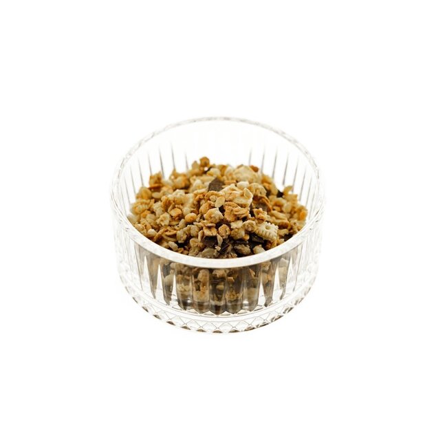 ALMINA Elisa 6-delige Glazen Schalen Set | Ribbel Design | 300 ml