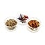 ALMINA Elisa 6-delige Glazen Schalen Set | Ribbel Design | 300 ml