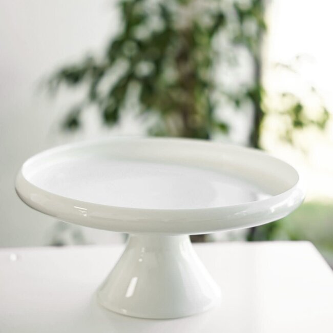 ALMINA Belicia Taartplateau op Voet | Serveerplateau | 30,5 x 14 cm