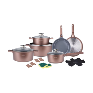 Swiss Haus 19-delig Pannenset | Copper