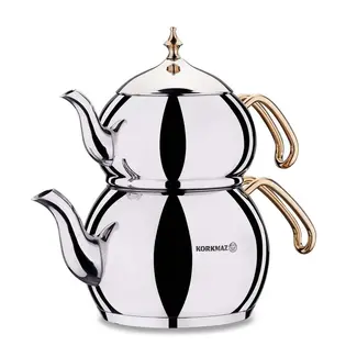 Korkmaz Hanedan Theepotset 2-Delig | 1,1L + 2,0L
