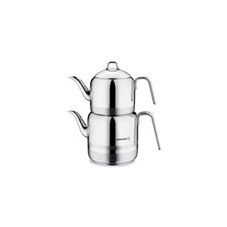 Korkmaz Mega Theepotset 2-Delig | 1,3L + 3,0L