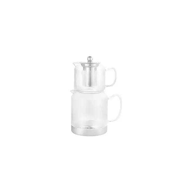 SCHÄFER Harmonie Glazen Theepotset | 0,6L + 1,5L