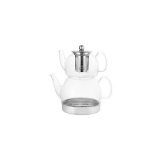 SCHÄFER Alina Glazen Theepotset | 0,6L + 1,5L