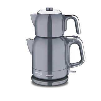 Korkmaz KORKMAZ Caytema Theemaker Antraciet | 0.9L/1.7L