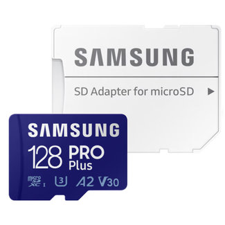 Samsung Samsung Pro Plus 128gb U3 V30 A2 Micro SDXC kaart