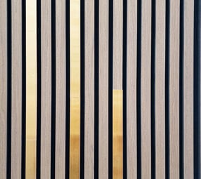 Oppio Cover voor akupanel - Geborsteld GOUD Oppio Cover voor akupanel - Geborsteld GOUD