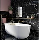 Oppio €49 PER PANEEL - 120x280x0,3 cm - PVC Wandpaneel Black Marmour / Zwart Hoogglans