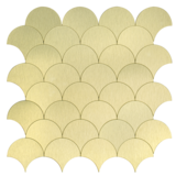 Oppio XL Goud Schelpjes - Zelfklevend Mozaiek 266x266x4mm Oppio XL Goud Schelpjes - Zelfklevend Mozaiek 266x266x4mm