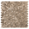 Geborsteld MINI Hexagon Bronce - Zelfklevend Mozaiek 308x298x4mm