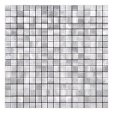 Oppio Geborsteld MINI blokjes Zilver - Zelfklevend Mozaiek 265x265x4mm Oppio Geborsteld MINI blokjes Zilver - Zelfklevend Mozaiek 265x265x4mm