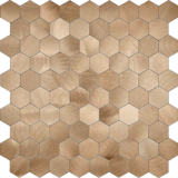 Oppio Geborsteld Brons HEXAGON - Zelfklevend Mozaiek 291x286x4mm Oppio Geborsteld Brons HEXAGON - Zelfklevend Mozaiek 291x286x4mm