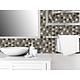 Oppio Bruin-Koper MIX HEXAGON - Zelfklevend Mozaiek 288x280x4mm