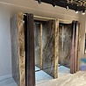 Oppio €49 PER PANEEL - 120x280x0,3 cm - PVC Wandpaneel Milos Bruin Marmerlook Hoogglans - Oppio €49 PER PANEEL - 120x280x0,3 cm - PVC Wandpaneel Milos Bruin Marmerlook Hoogglans -