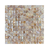 Oppio SHELL Tiles - Beige - Mother of PEARL - Zelfklevend Mozaiek 305x305x3.3mm