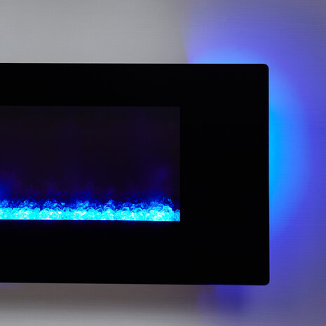 Oppio New York - 127 CM OPBOUW Elektrische Sfeerhaard MET VERWARMING + WIFI + APP FUNCTIE Oppio New York - 127 CM OPBOUW Elektrische Sfeerhaard MET VERWARMING + WIFI + APP FUNCTIE