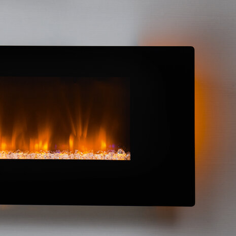 Oppio New York - 127 CM OPBOUW Elektrische Sfeerhaard MET VERWARMING + WIFI + APP FUNCTIE Oppio New York - 127 CM OPBOUW Elektrische Sfeerhaard MET VERWARMING + WIFI + APP FUNCTIE