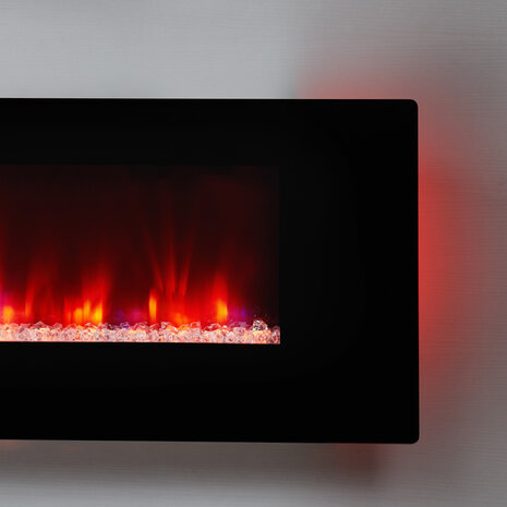 Oppio New York - 152 CM OPBOUW Elektrische Sfeerhaard MET VERWARMING + WIFI + APP FUNCTIE Oppio New York - 152 CM OPBOUW Elektrische Sfeerhaard MET VERWARMING + WIFI + APP FUNCTIE