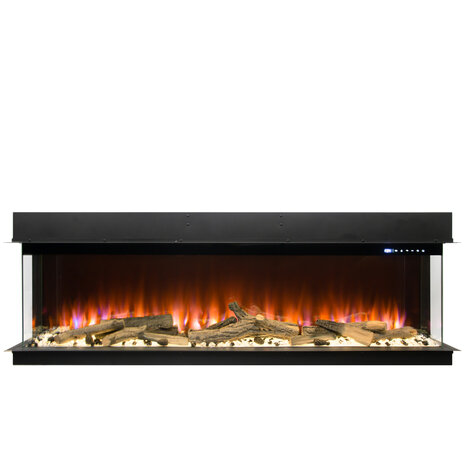 Oppio Amsterdam 30CM DIEP - 183 CM 3D INBOUW Elektrische Sfeerhaard MET VERWARMING + WIFI + APP FUNCTIE Oppio Amsterdam 30CM DIEP - 183 CM 3D INBOUW Elektrische Sfeerhaard MET VERWARMING + WIFI + APP FUNCTIE