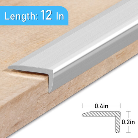Oppio Eindprofiel tbv. Zelfklevend mozaiek ZILVER Oppio Eindprofiel tbv. Zelfklevend mozaiek ZILVER