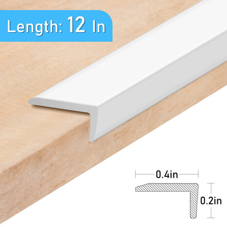 Oppio Eindprofiel tbv. Zelfklevend mozaiek WIT Oppio Eindprofiel tbv. Zelfklevend mozaiek WIT
