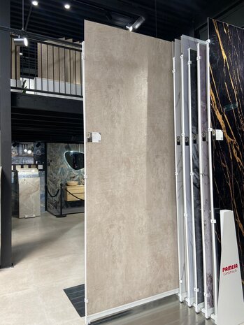 €98 PER PANEEL - 120x280x0,3 cm – Oxy BEIGE PVC Wandpaneel MAT