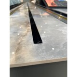 Oppio Eindprofiel tbv. PVC Wandpanelen - Zwart