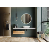 Oppio LUNA - 60 CM ( GOUD ) Badkamerspiegel met verlichting