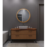 Oppio LUNA - 100 CM ( Randloos ) Badkamerspiegel met verlichting