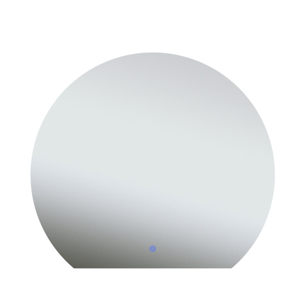 Oppio DECO - 80 CM ( Randloos ) Halfrond Badkamerspiegel met verlichting Oppio DECO - 80 CM ( Randloos ) Halfrond Badkamerspiegel met verlichting